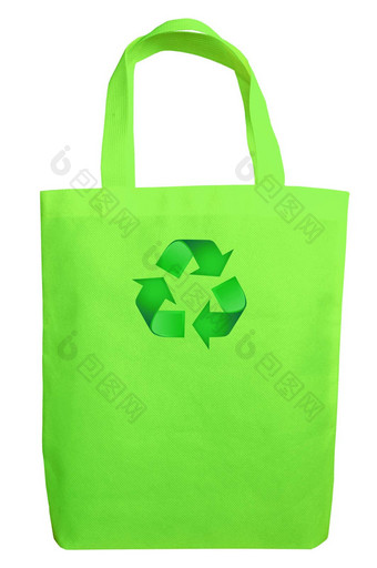 黄色的织物生态回收袋