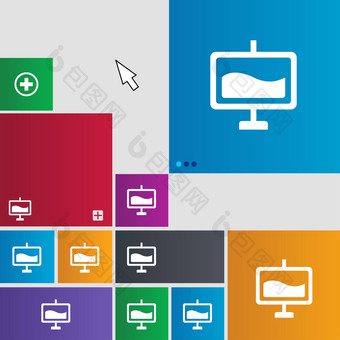 演讲<strong>广告牌</strong>图标标志<strong>地铁</strong>风格按钮现代接口网站按钮光标指针