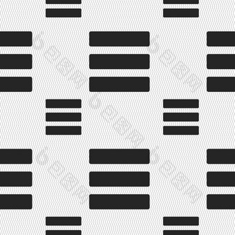 列表菜单内容视图选项图标标志无缝的模式几何纹理