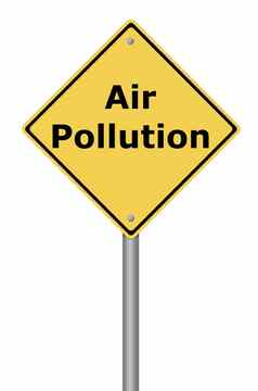 警告标志空气污染
