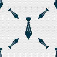领带标志图标业务衣服象征无缝的模式几何纹理