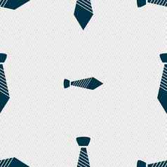 领带标志图标业务衣服象征无缝的摘要背景几何形状