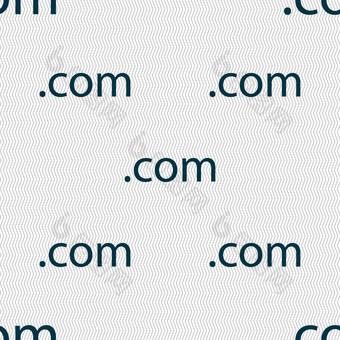 域标志图标顶级互联网域象征无缝的摘要背景几何形状