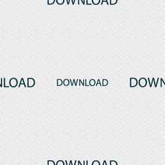 下载图标上传按钮负载象征无缝的摘要背景几何形状