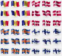 安道尔丹麦奥兰 （消歧义）芬兰集旗帜国家世界