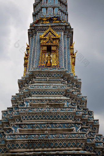 泰国曼谷雨宫殿亚洲天空马赛克