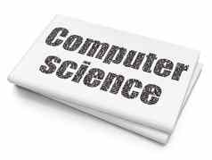 科学概念电脑科学空白报纸背景