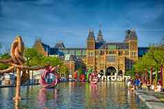 雕塑水国立博物馆阿姆斯特丹博物馆荷兰