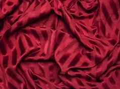 红色的条纹织物