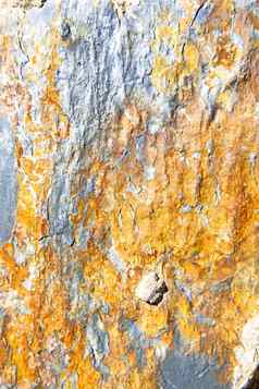 岩石石头橙色片麻岩墙摩洛哥