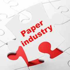 减少加工概念纸行业谜题背景