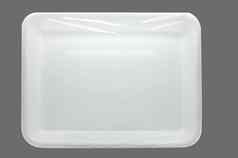 包装白色聚苯乙烯泡沫塑料食物托盘