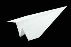 飞机折纸折叠纸飞机形状白色颜色