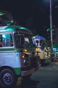 公共汽车仰光缅甸