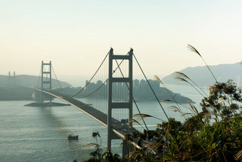 在香港香港桥美丽的青桥在香港香港