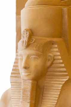 雕塑埃及法老