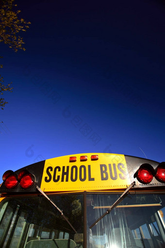 学校公共汽车停起重机谷萨斯喀彻温省