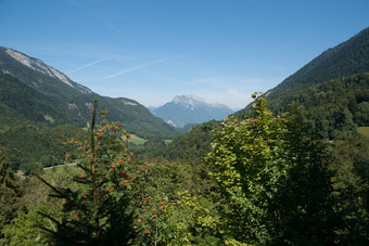 阿尔卑斯山脉山<strong>景观</strong>