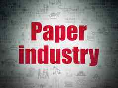 行业概念纸行业数字纸背景