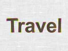 旅行概念旅行织物纹理背景