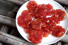 越南食物泰特番茄小时甜蜜的吃