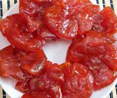 越南食物泰特番茄小时越南传统的
