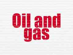 行业概念石油气体墙背景