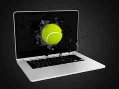 网球球摧毁移动PC