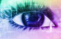 安全扫描虹膜视网膜