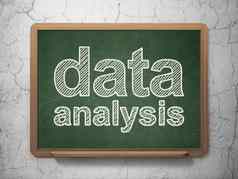 数据概念数据分析黑板背景