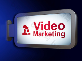 业务概念视频市场营销业务会议广告牌背景