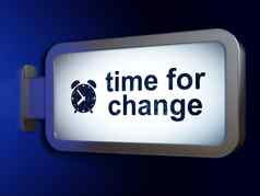 时间轴概念时间改变报警时钟广告牌背景