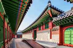 Gyeongbokgung宫首尔南韩国