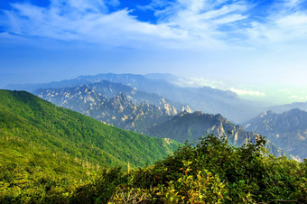 拉克山国家公园山南韩国