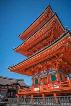 泰山寺寺庙附近的清水寺寺庙《京都议定书》