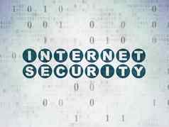 保护概念互联网安全数字纸背景