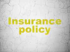 保险概念保险政策墙背景