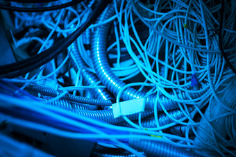 局域网电缆网络房间
