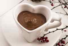 情人节一天庆祝活动热巧克力