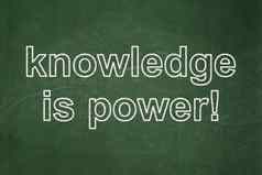 学习概念知识力量!黑板背景