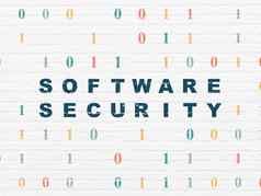 安全概念软件安全墙背景