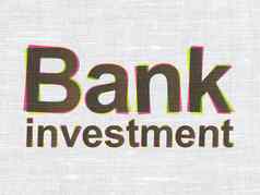 银行概念银行投资织物纹理背景
