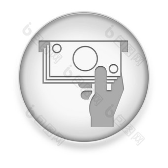 图标按钮pictogram自动取款机