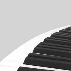 黑色的白色计划键盘