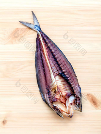准备烹饪传统的亚洲食物保存咸鱼