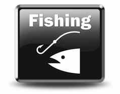 图标按钮pictogram钓鱼钓鱼