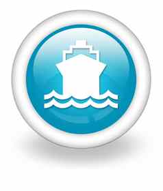 图标按钮pictogram船水运输