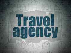 旅行概念旅行机构数字纸背景