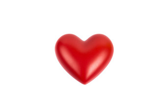红色的心爱健康概念