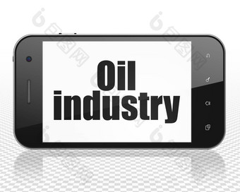 行业概念智能手机石油行业显示